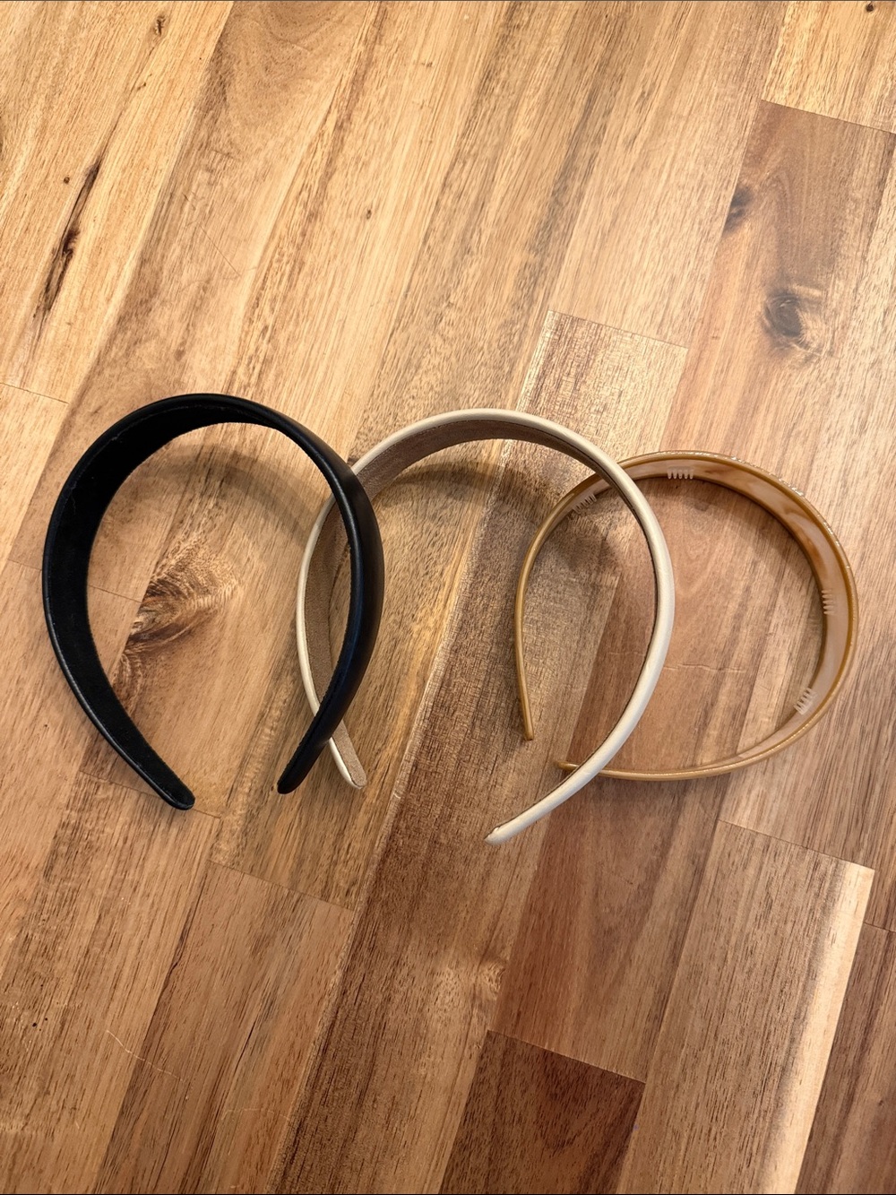 Headband Trio - Black, Cream, Tan
